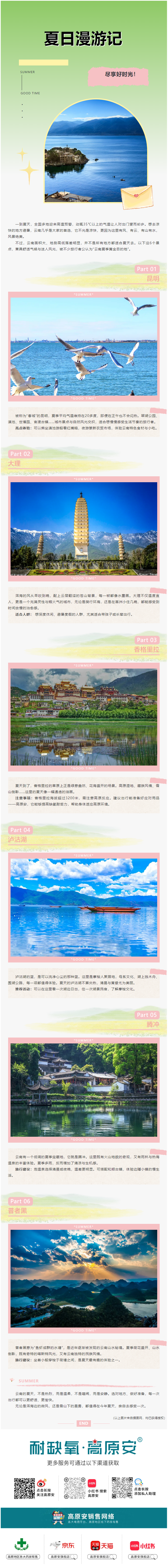云南避暑地图来了！清凉的夏天旅行地在这里等你...(图2)
